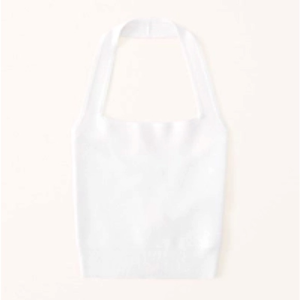 Abercrombie white halter tank